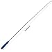 Aigou Cat Wand with Teaser Toys, Long Dangler Stick Fishing Rod with 5 Pieces Fun Teaser and Bell Refill Pack for Cat and Kitten (Blue)
