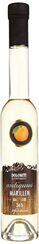 Dolomiti Alte Marille Premium Spirituose 36% │ Alte Marille aus dem Barrique-Fass │ milder & fruchtiger Schnaps │ 6 x 0…