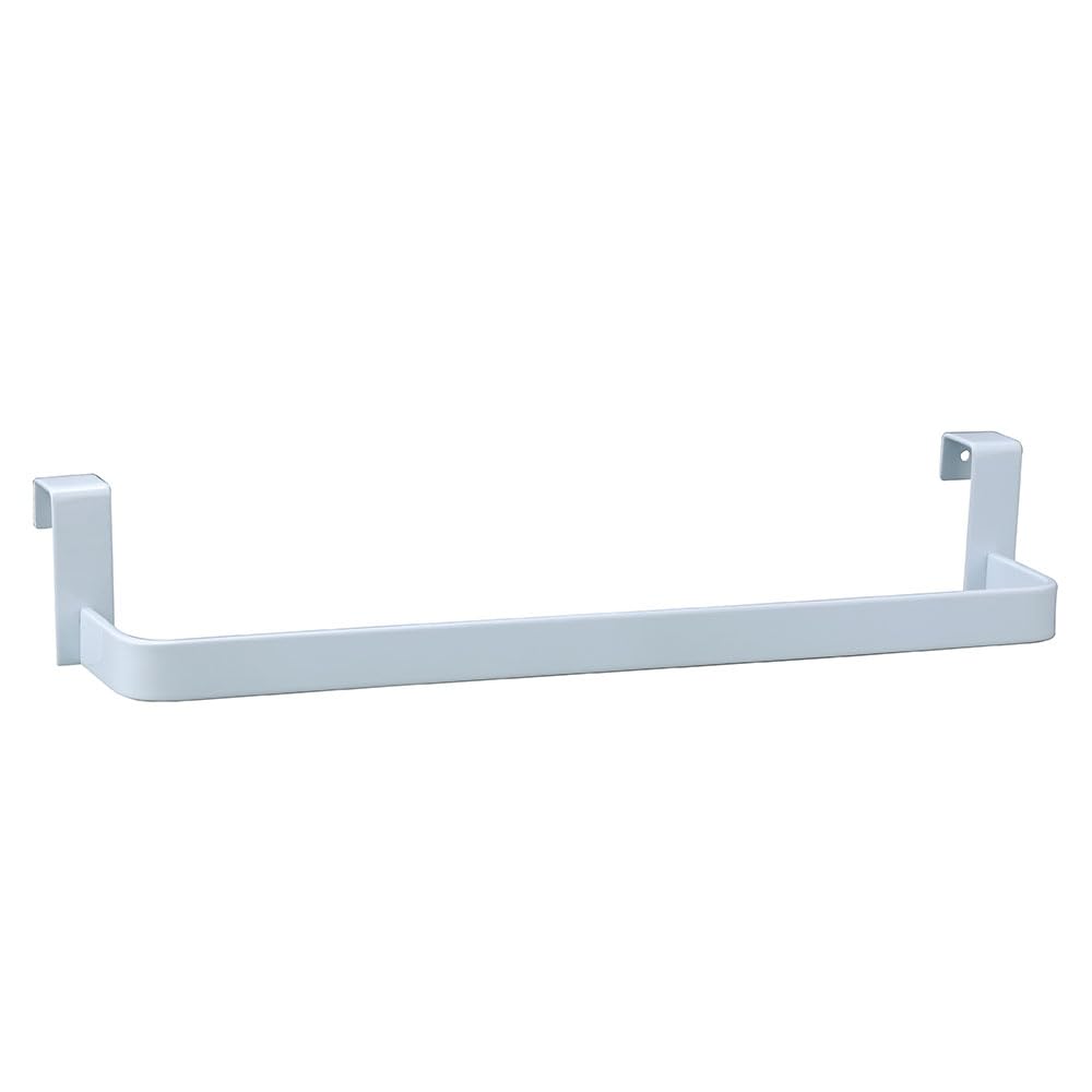Kibath 446523 White Towel Rack to Install on The Side of The Bathroom Cabinet Without Tools or Drills