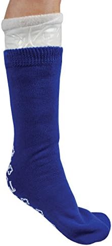 Blue Jay Sock It To Me Non-Slip Cast Sock - Keep Your Toes Warm, Slip It On With Ease, Slip Resistant Safety Tread, 85% Polyester, 15% Nylon, Latex-Free, Cast Sock Cover for Toe