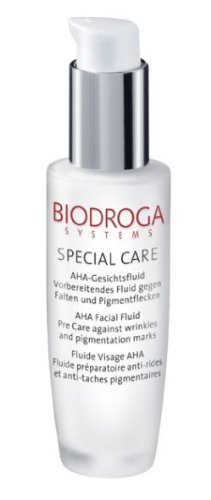 Biodroga Institut Special Care, AHA Facial Fluid Pre-Care against wrinkles and pigmentation marks, 1.1oz