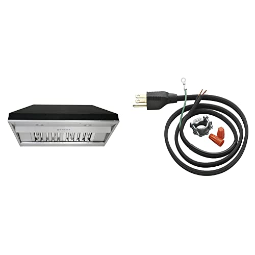 KOBE Range Hoods IN2636SQB6505A Insert Range Hood, 36Inch, Stainless