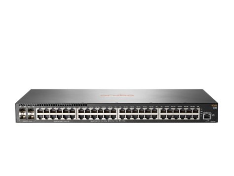 HP JL254A Aruba 2930F 48G 4SFP+ - Switch - L3 - managed - 48 x 10/100/1000 + 4 x 1 Gigabit / 10 Gigabit SFP+ (uplink) - rack-mountable