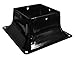 Pylex Base 44 Post Base, Black
