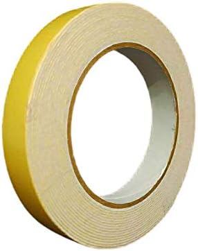 Foam Double Sided Adhesive Multipurpose Mounting Tape Extra-Strong Hold 19 mm x 5 m (Pack of1), White, Width 19 mm x Length 5 m - Image 4