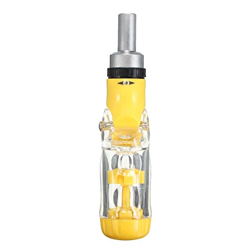 HITSAN 12 in 1 Multifunctional Precision Ratchet Screwdriver Set Hand Tool Repair Kit One Piece