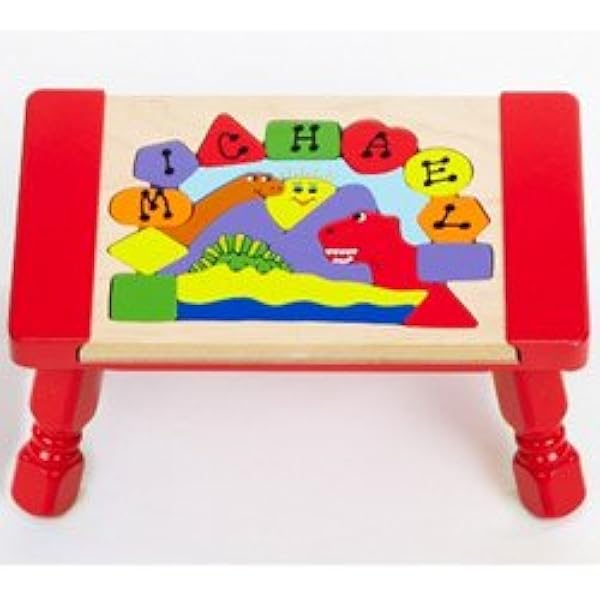 personalized baby stool puzzle