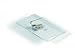 Durable Office Products Click-Fold Convex Badges (821419), Transparent, Pack of 25