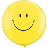 PIONEER BALLOON COMPANY Yellow 36" Smile FACE LTX