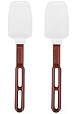 Vollrath 58110 High-Temp Spatula SoftSpoons, Set Of 2 (10-Inch, Silicone Spoon Blade)
