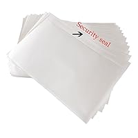 SJPACK 7.5" x 5.5" Clear Adhesive Top Loading Packing List, Label Envelopes Pouches - 100 Packs