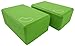 Bean Products Green – 2 Pack – EVA Yoga Block – 3 x 6 x 9 inchesthumb 1