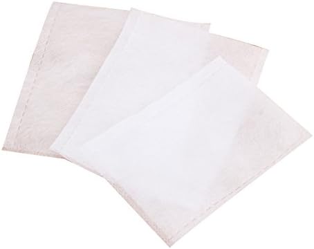 gzzebo 100Pcs Non-woven Fabric Nursery Professional Pots Seedling Raising Bags Supplies for Garden Plant White 14 x 16cm