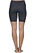In Touch Womens Combed Cotton Basics 7 Inch Bike Short (Large, Charcoal)