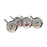 Taylor Grilling Meat Thermometers, 4 Pc Set