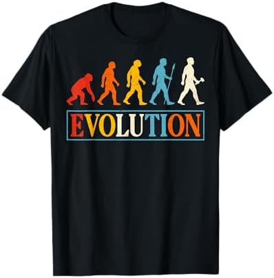 Amazon.com: Human Evolution T-Shirt | From Ape to PC Junkie T