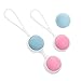 Kegel Balls- OUREIDA Kegel Exercise Weights - Bladder Control Device and Pelvic Floor Exercise Kit - Set of 4 Premium Silicone Cones Ben Wa Balls for Women: Beginner & Advanced