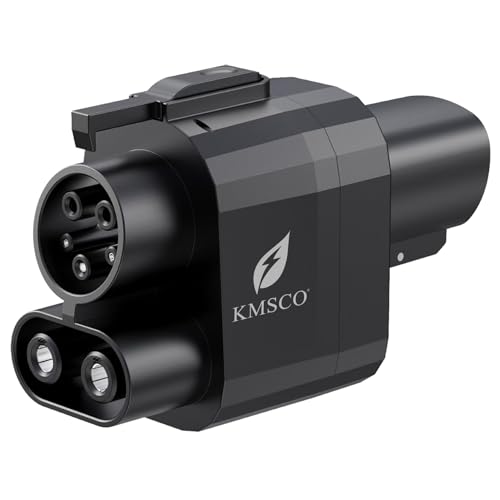 NACS to CCS Adapter Tesla Supercharger Adapter, [500A max, 1000V], Compatible with Ford/Rivian/Mustang/Polestar/GM& More EVs, Compatible with Tesla V3/V4 DC Supercharger