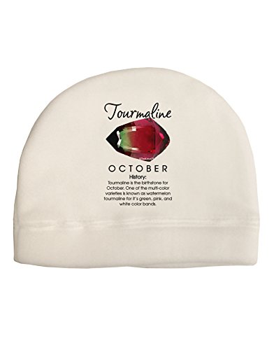 TooLoud Birthstone Tourmaline Child Fleece Beanie Cap Hat