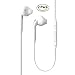 2-Pack Premium Earphones/Earbuds/Headphones with Stereo Mic&Remote Control for Galaxy S7/S7 Edge and More Android Smartphones Compatible with 3.5 mm Headphone White
