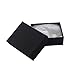 JPI DISPLAY #11 Matte Cotton Filled Paper Jewelry Boxes, Black, 100 Count