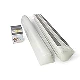 [2 Pack] The Highest Safety Rated Kids Bed Rail Bumper with Non Slip Grip - Inflatable Bed Guard Rails That are Waterproof, Portable, Fit All Bed Sizes (Perfect for Home or Travel)