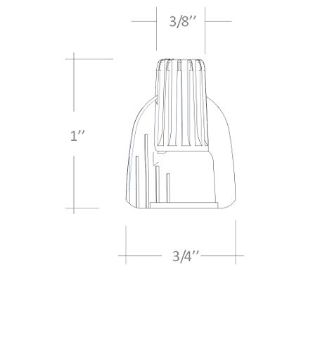 500 PCS Yellow Winged Wire Connectors, Easy Twist-On Ribbed Cap - UL Listed and CSA Certified