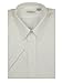 Van Heusen Men's White Broadcloth Wrinkle free Short Sleeve Dress Shirt