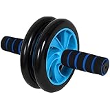 SPALL IMPEX Ab Wheel Roller Abdominal Trainer with Knee Mat (Blue)