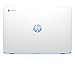 HP Chromebook 14-inch Laptop, Intel Celeron N2840, 4GB RAM, 16GB eMMC, Chrome (14-ak030nr, Blue/White)