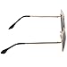 Sunny&Love Women Oversized Cat Eye Sunglasses Mirror Eyewear With Case