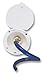 Phoenix SA-PORT-BTW Brass Spray Port, Bright White / Boxed