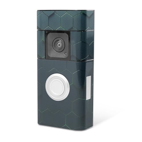 MightySkins Skin Compatible with Ring Video Doorbell Plus - Acid Hex | Protecti…