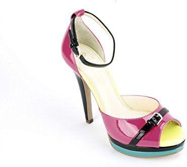 Isola Women's Daisi Black Neon Multi Patent D'Orsay 8.5 M (B)