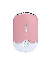 YIMART - Miniventilador de aire acondicionado portátil sin cuchillas eléctrico USB para extensión de pestañas