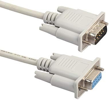 RS232 DB9 Cable 9 Pin Serial Male To Female Port Extension Converter PC Lead Wire (3M)
