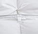 ROSECOSE Luxurious Goose Down Comforter King Size Duvet Insert Pinch Pleat 1200 Thread Count 750+ Fill Power 100% Cotton Shell Hypo-allergenic Down Proof with Tabs (King,White,Pinch Pleat)