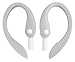 EARBUDi Ear Hooks Compatible with Apple EarPods | Adjustable Rubber Ear Loops Compatible to Keep Apple EarPods in Place During Activity | Made for Wired Earbuds | Cool Grey