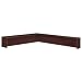 Bush Business Furniture Series C Reception L-Shelf in Hansen Cherry