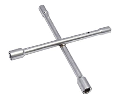 Taparia CW0314 Steel (10 x 13mm, 11 x 14mm) Cross Rim Wrench (Silver)