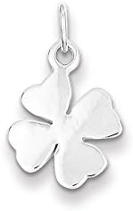 Sterling Silver 4 Leaf Clover Charm,