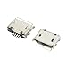 uxcell Mobile Phone PCB SMT Micro USB Type B 5Pin Female Socket Adapter Connector 50 Pcs