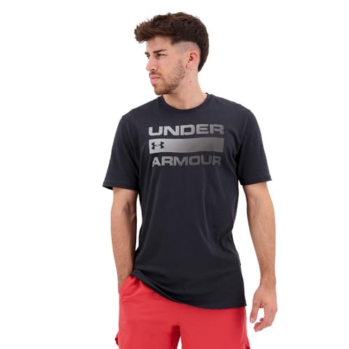 Under Armour Men's Team Issue Wordmark Short-Sleeve T-Shirt, Black (001)/Rhino…