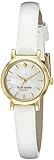 kate spade new york Women's 1YRU0422 Tiny Metro Analog Display Japanese Quartz White Watch