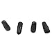 HCDjgh ღ Cycling Accessories Pegs ღ, Bicycle Aluminum Alloy Mouth Nozzle Cap 4pc Bicycle Wheel Rim Tyre Stem Air Valve Caps Dust Coverthumb 1
