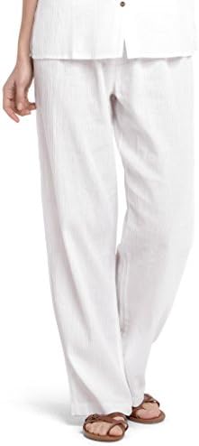 White by Nature Women's Gauze Cotton Beach Pants XXXL