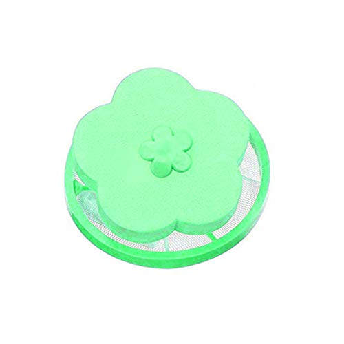 Portable 4PC Fxbar Top Loader Washer Hair Catcher Filter Bag Laundry Ball Hair Filter Net Pouch Bag for Washing Machine(Green)