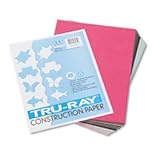 Office Product Pacon Construction Paper, 76 lb., 9"x12", 50/PK, Assorted Book