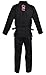 FUJI All-Around Brazilian Style Jiu Jitsu Uniform, Black (White Lettering), Size A1