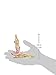 Cosmos 10624 Fine Porcelain Ballerina Posing in Pink Dress Figurine, 4-3/4-Inch